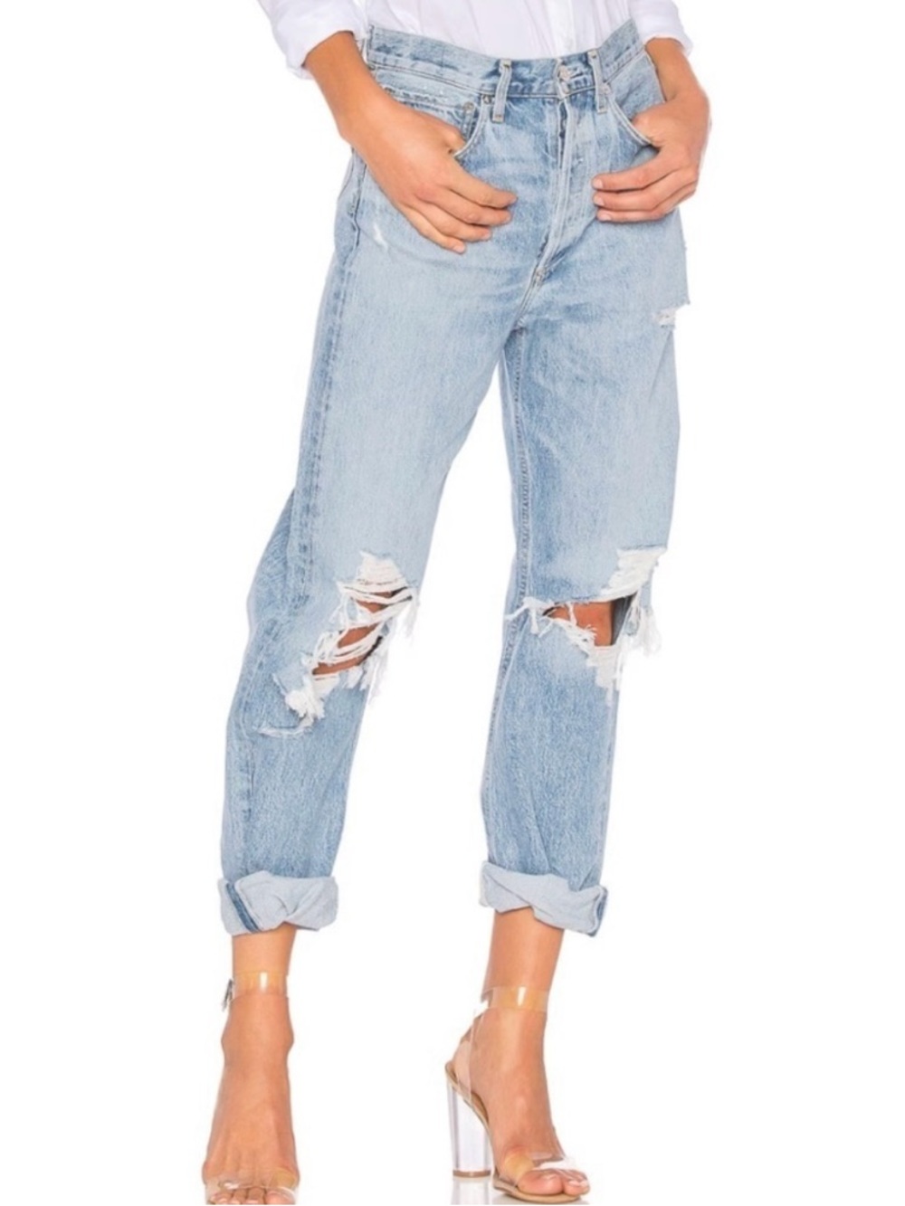 Agolde 90’s Mid Rise Loose Fit in Fall Out